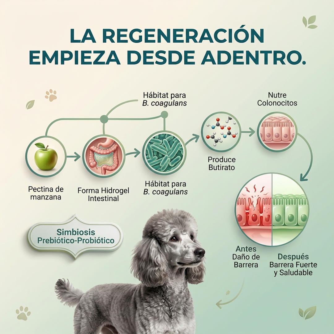 Cómo actúa GastroDog: 4 pilares en una dosis