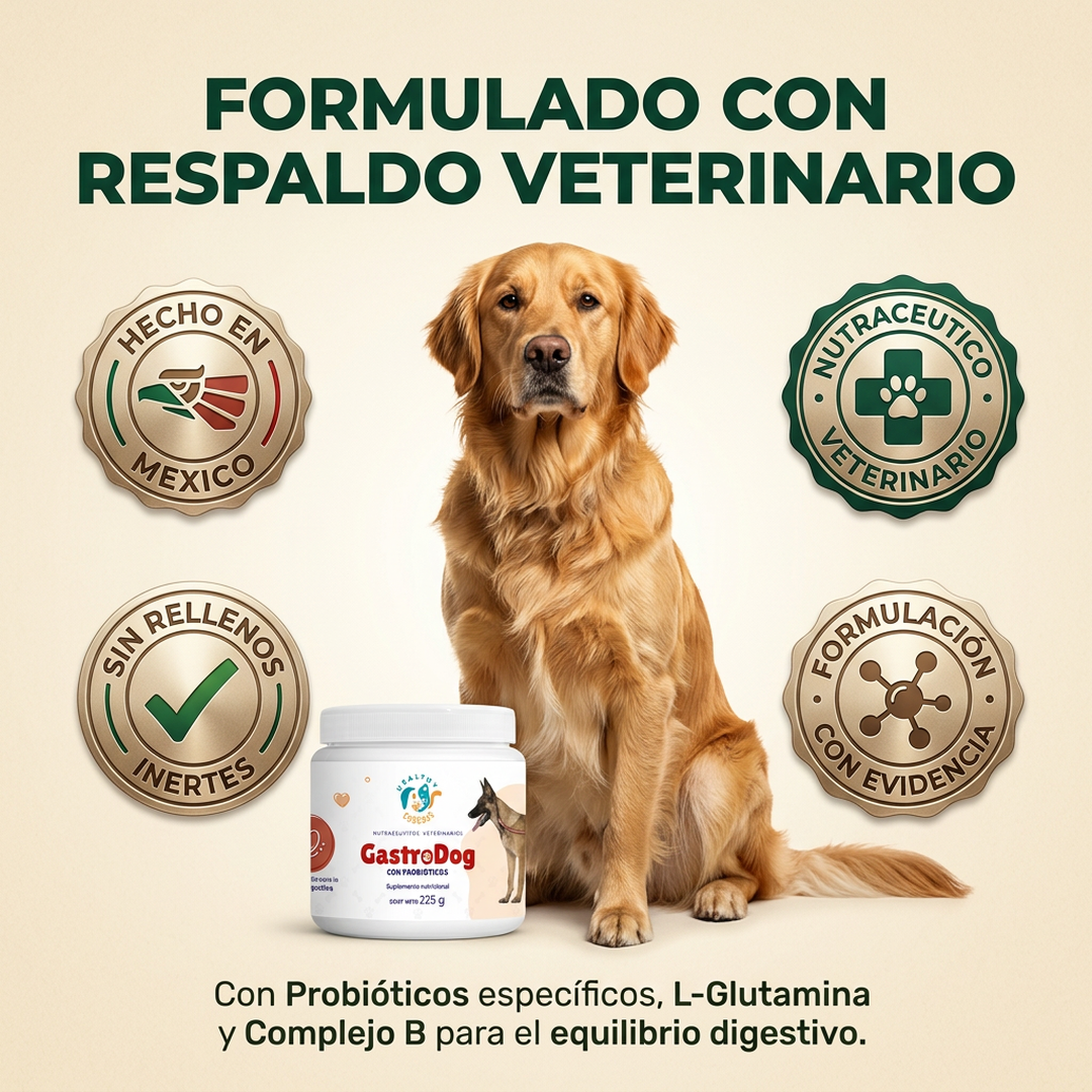 Estudios respaldando los activos de GastroDog